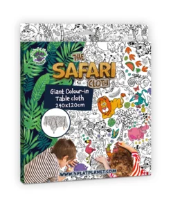 Splat Planet Γιγάντιο Τραπεζομάντηλο Ζωγραφικής “Safari” 240x120cm