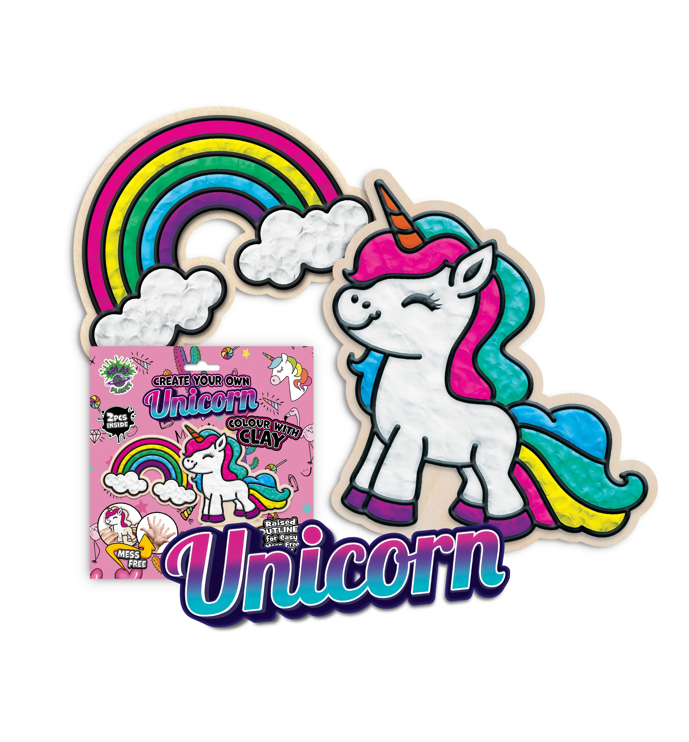 Splat Planet Mess-Free Σετ Χειροτεχνίας με Πηλό “Unicorn”