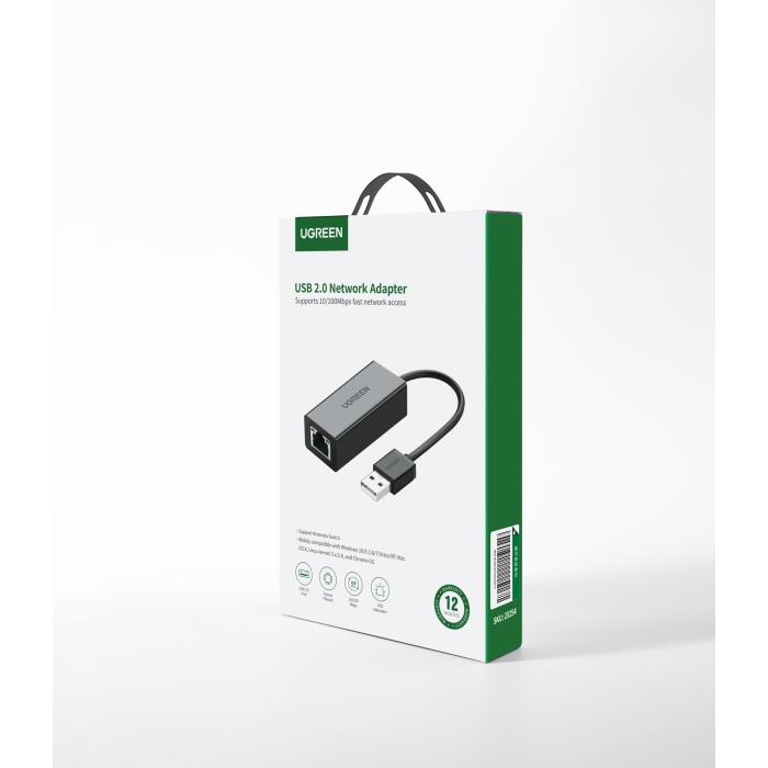Κάρτα Δικτύου USB UGREEN CR110 20254 10/100 Mbps - Image 2