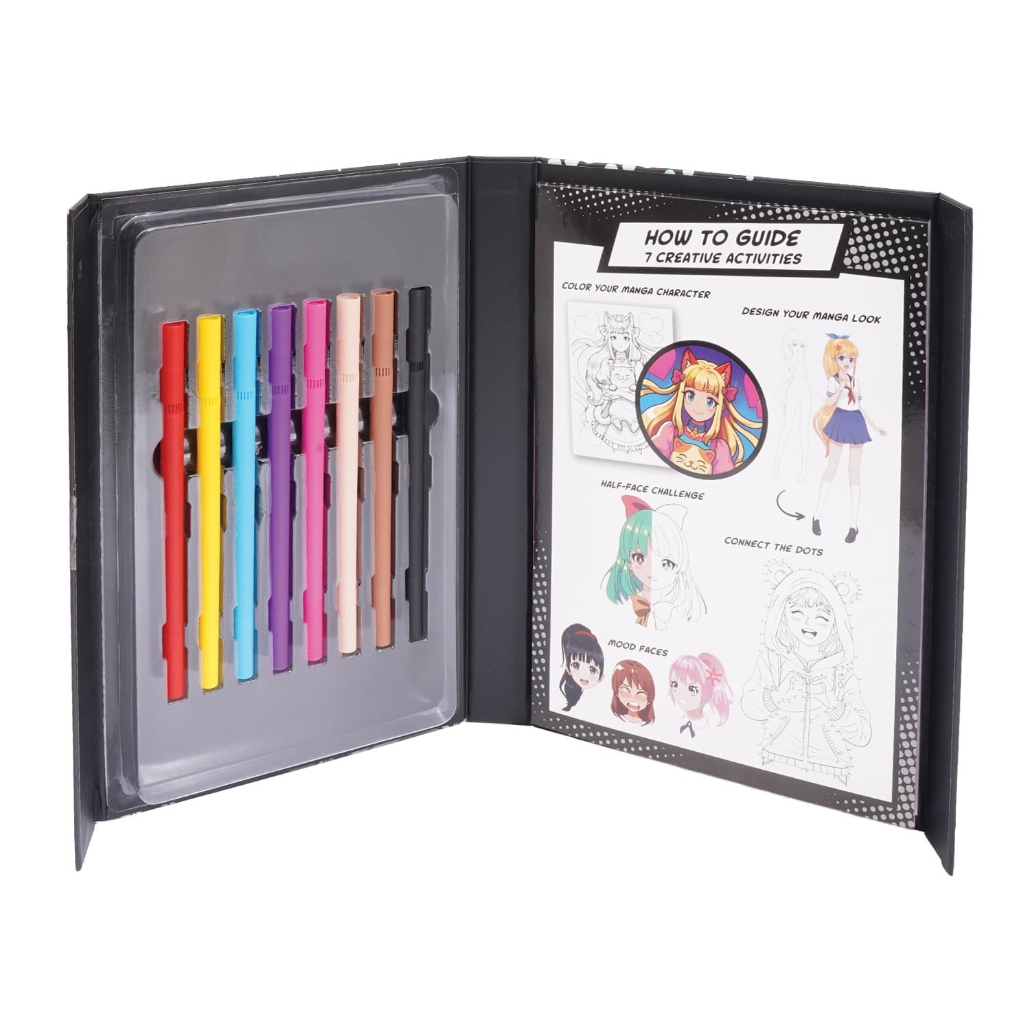 HappiHobbi Art Journal Manga Μαρκαδόροι Για 9+ Ετών - Image 2