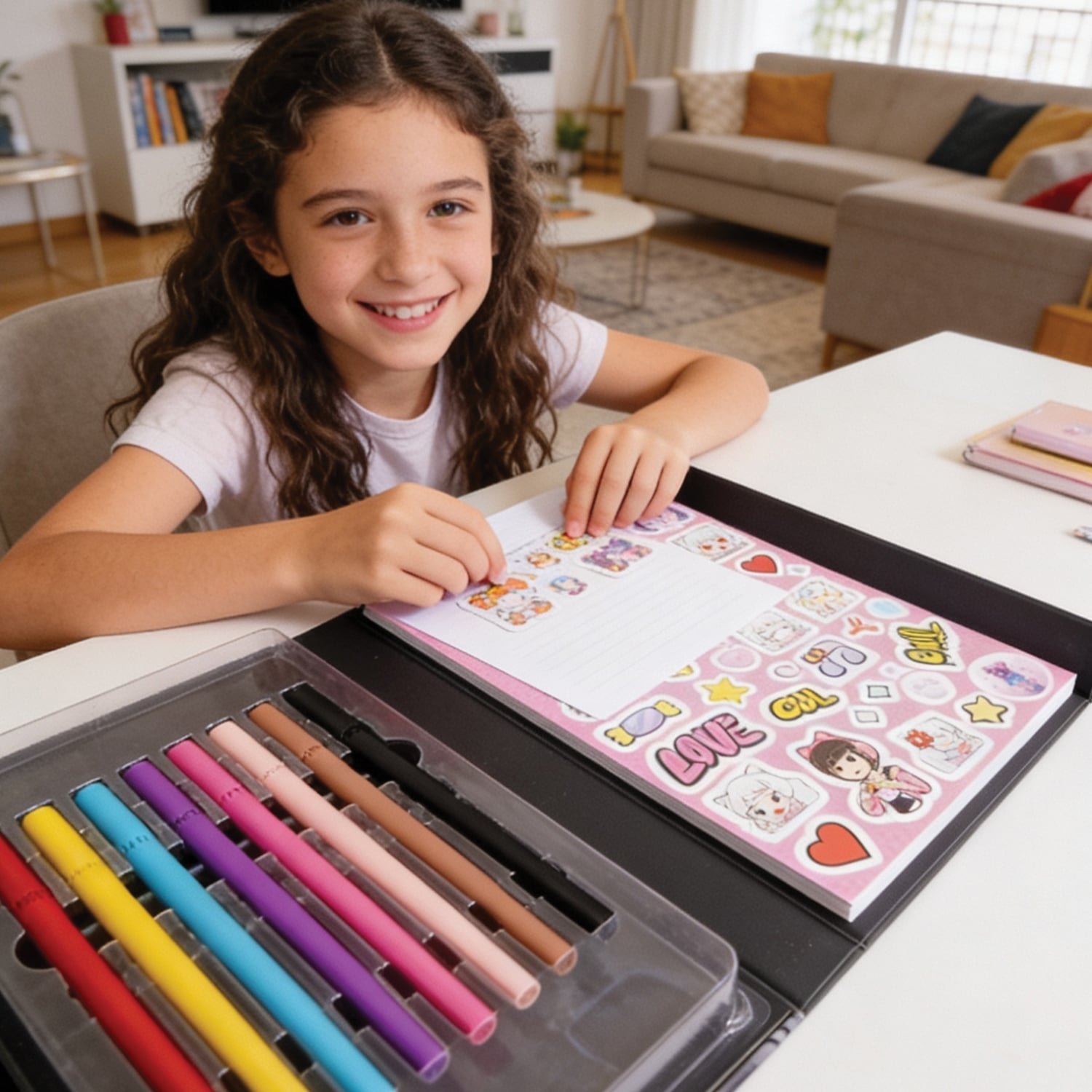 HappiHobbi Art Journal Manga Μαρκαδόροι Για 9+ Ετών - Image 4
