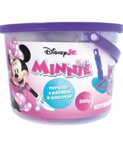AS Πλαστελίνη Disney Minnie Κουβαδάκι Με 4 Βαζάκια - Καπάκια Καλουπάκια Και 8 Εργαλεία 200gr