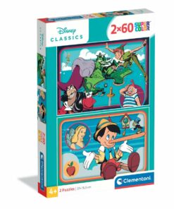 Clementoni Παζλ Super Color Disney Classics 2x60τμχ