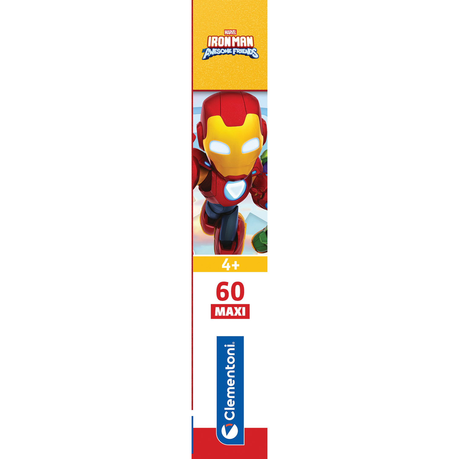 Clementoni Παζλ Super Color Maxi Iron Man and His Awesome Friends Marvel 60 τμχ - Image 3