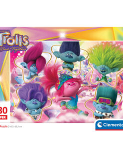 Clementoni Παζλ Super Color Trolls 3 180τμχ