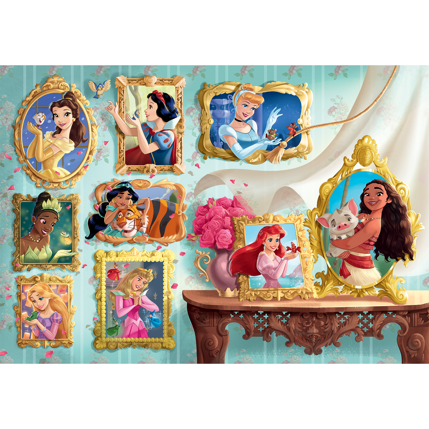 Clementoni Παζλ High Quality Disney Princess 1000 τμχ - Compact Box - Image 4