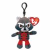 TY Χνουδωτό Beanie Babies Κλιπ Marvel Rocket 8