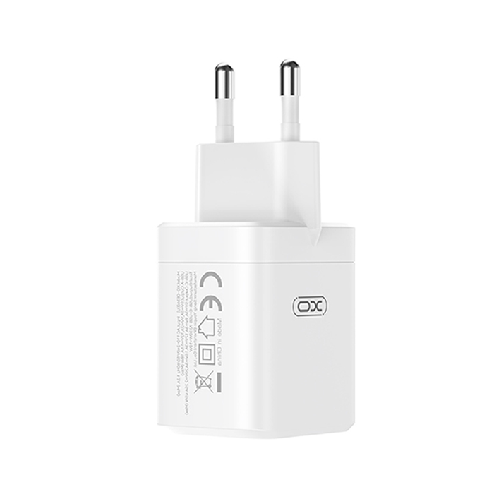 Universal φορτιστής GaN με 2 εξόδους 1xUSB-A & 1xUSB-C, PD45W σε λευκό χρώμα - XO CE36 - Image 4