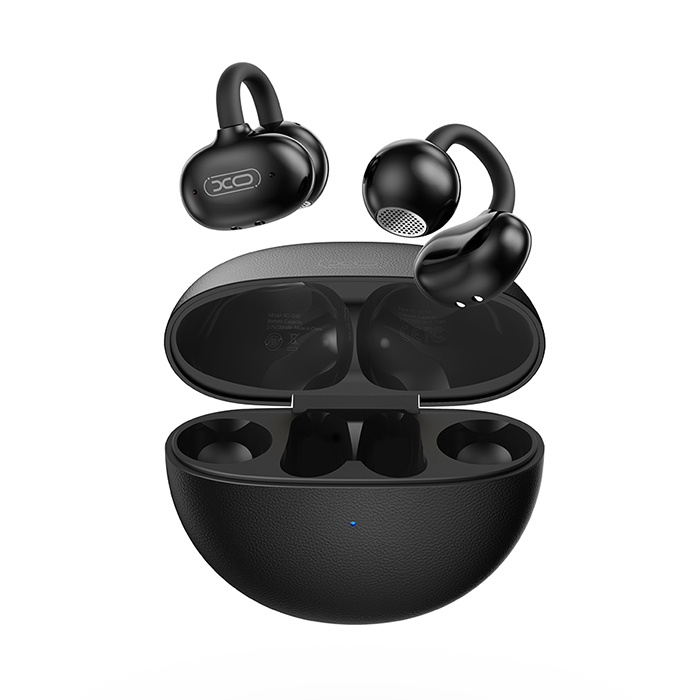 Open-ear Bluetooth ακουστικά handsfree με θήκη φόρτισης, σε μαύρο χρώμα - XO G46