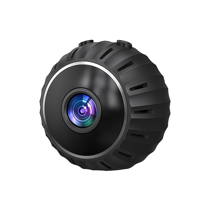 Mini Wi-Fi επαναφορτιζόμενη κάμερα 480p για εσωτερικούς χώρους, με μαγνητική επιφάνεια σε μαύρο χρώμα - XO CR17
