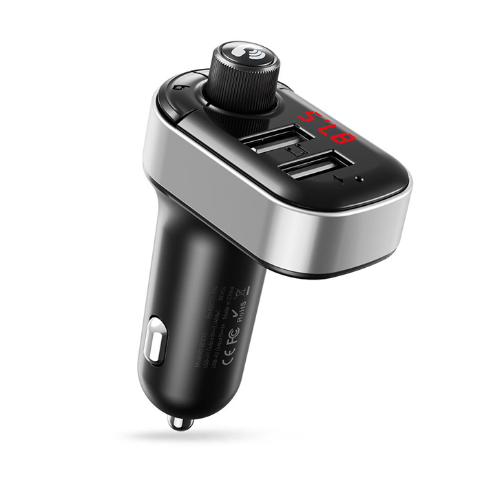 Bluetooth ΜΡ3 αναμεταδότης FM αυτοκινήτου με 2 θύρες USB-A, 15.5W - XO BCC10