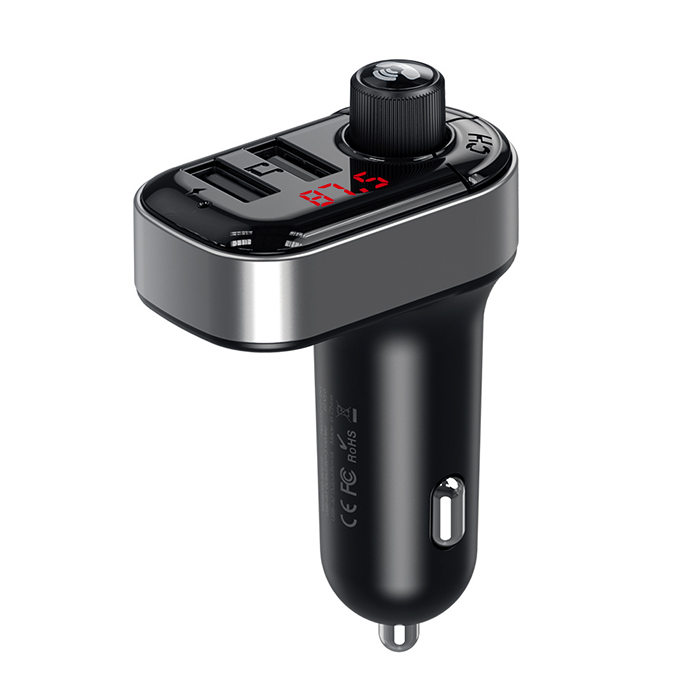 Bluetooth ΜΡ3 αναμεταδότης FM αυτοκινήτου με 2 θύρες USB-A, 15.5W - XO BCC10 - Image 2