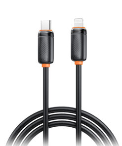 Καλώδιο USB High-Speed Τype-C αρσ. - Lightning αρσ. 27W, 1.00m σε μαύρο χρώμα - XO NB-Q302A