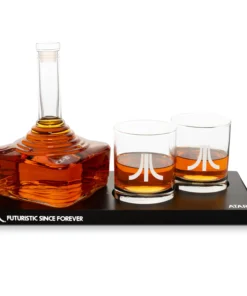 ThumbsUp! - Official Atari 3D Decanter Set - Εντυπωσιακό ρετρό σετ καράφας και ποτηριών για ουίσκι