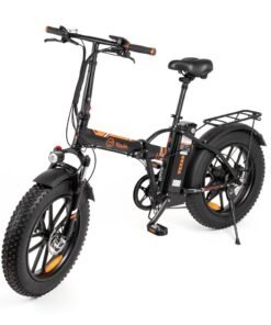 YOUIN ( BK1202) E-BIKE FAT 20" X 4.0 URBAN FOLDABLE TEXAS III , ORANGE/BLACK