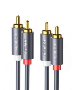Καλώδιο Ήχου 2xRCA M/M UGREEN AV104 10517 1.5m Μαύρο