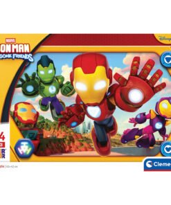 Clementoni Παιδικό Παζλ Maxi Supercolor Iron Man and His Awesome Friends 104 τμχ