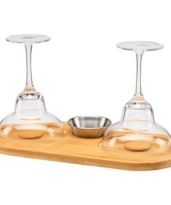 The Source – Margarita Cocktail Set – Connoisseur Creations Σετ Παρασκευής Κοκτέιλ με Ποτήρια & Ξύλινο Δίσκο