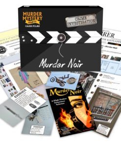 University Games - Επιτραπέζιο Παιχνίδι Μυστηρίου Murder Mystery Party Case Files: Murder Noir (English)