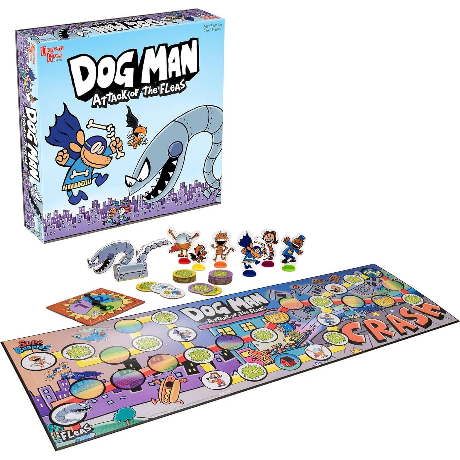 University Games - Επιτραπέζιο Παιχνίδι Dog Man: Attack of the Fleas (English)