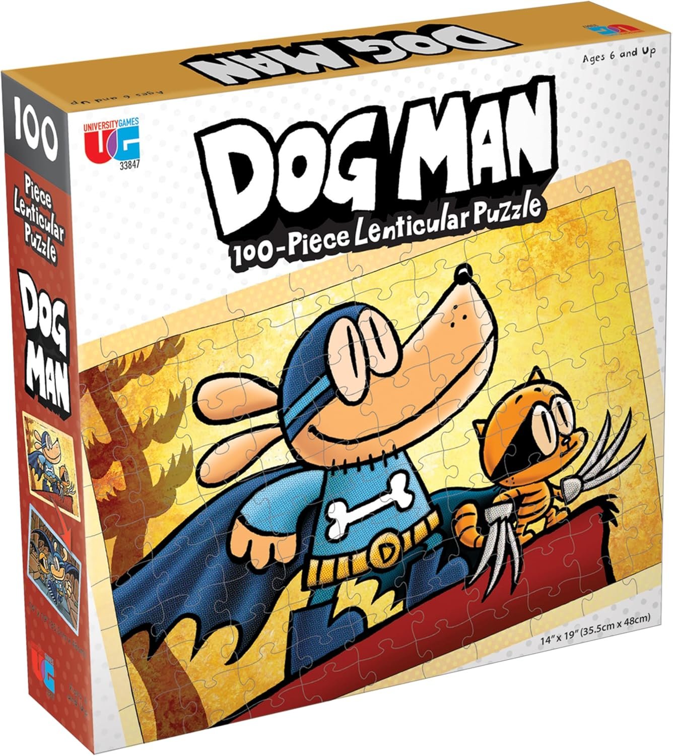 University Games - Παζλ 100 τεμαχίων Dog Man: Adventures (English)