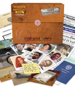 University Games - Επιτραπέζιο Παιχνίδι Μυστηρίου Underwood Cellars Case File (English)