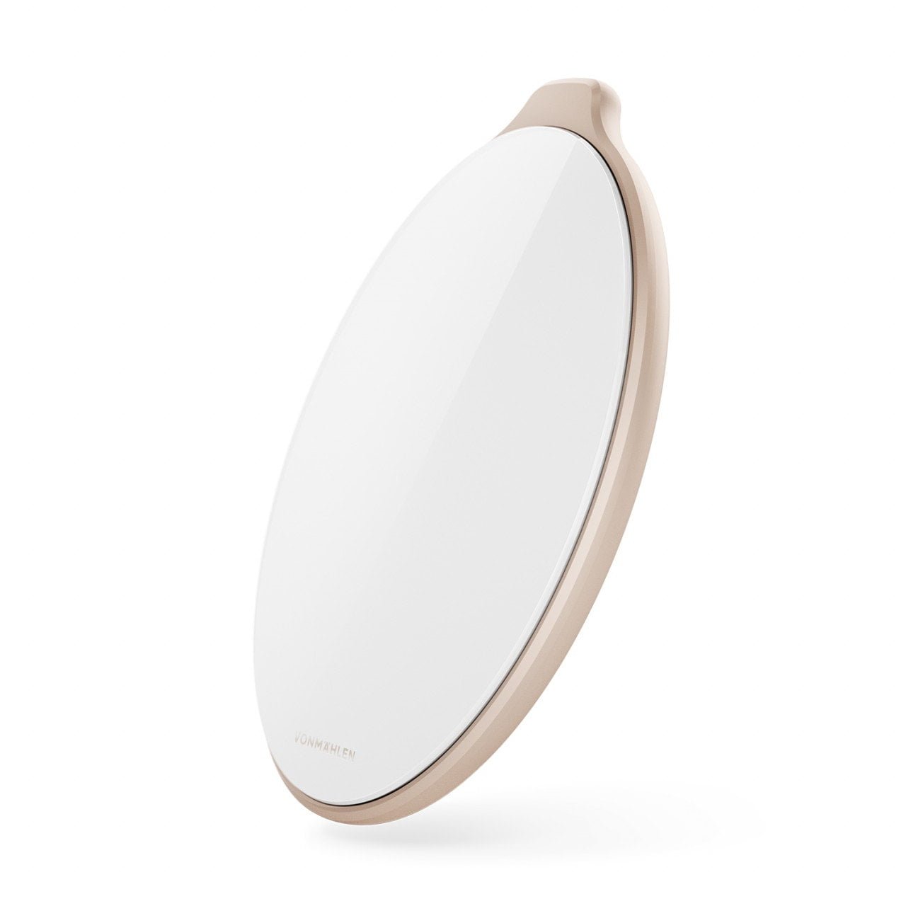 Vonmählen Aura The Wireless Charging Pad Βάση ασύρματης φόρτισης Qi από Plexiglass με φορτιστή ταξιδίου και καλώδιο 2 μέτρων - Rose Gold
