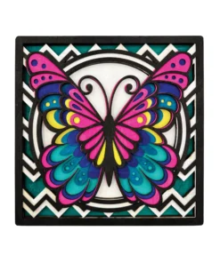 Splat Planet Ξύλινο Σετ Χειροτεχνίας "Butterfly Wood Art" 25x25cm