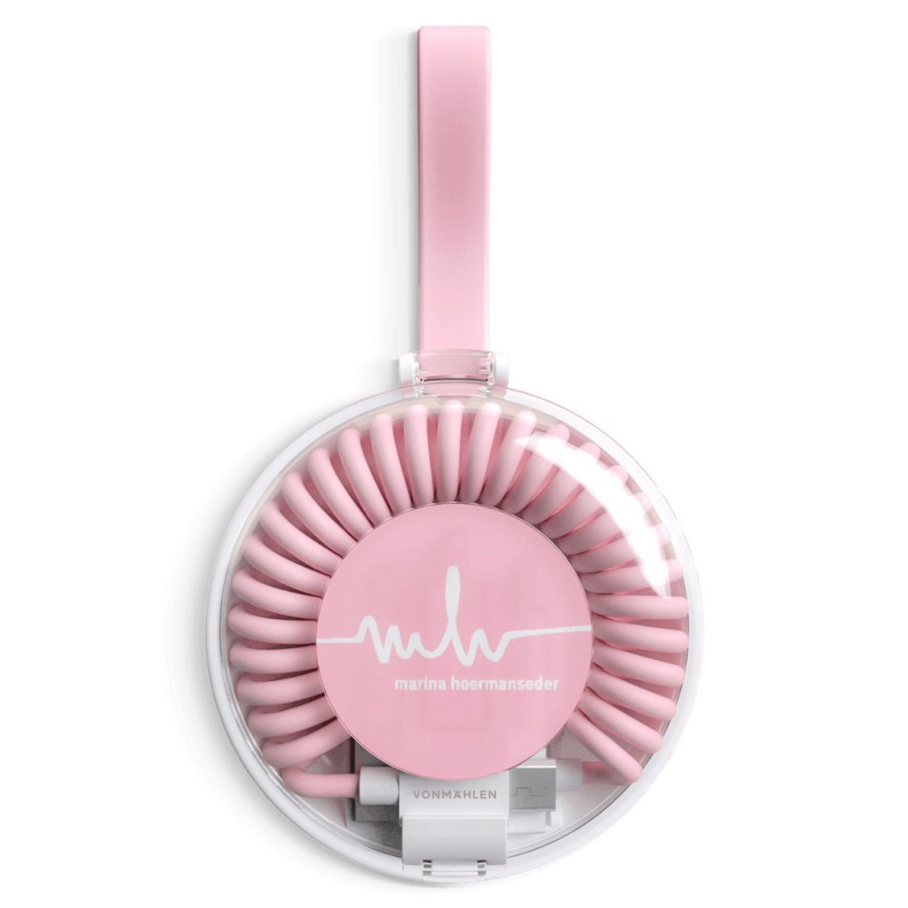Vonmählen Allroundo® MFI Όλα σε 1 Charging Cable (microUSB / USB-C / Lightning) Καλώδιο δεδομένων (50 cm – Hello Rosé)
