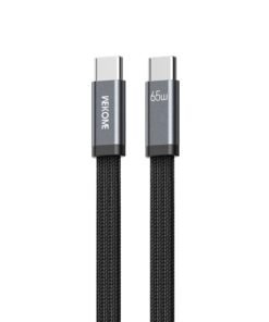 Καλώδιο Φόρτισης WK WDC-C16 USB-C σε USB-C PD 65W 1.2m Μαύρο