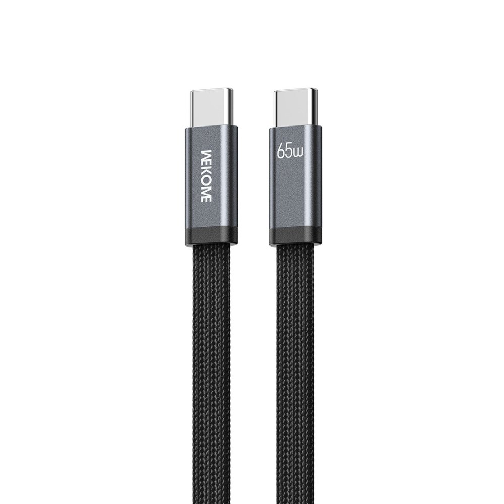 Καλώδιο Φόρτισης WK WDC-C16 USB-C σε USB-C PD 65W 1.2m Μαύρο