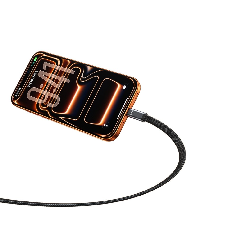 Καλώδιο Φόρτισης WK WDC-C16 USB-C σε USB-C PD 65W 1.2m Μαύρο - Image 3