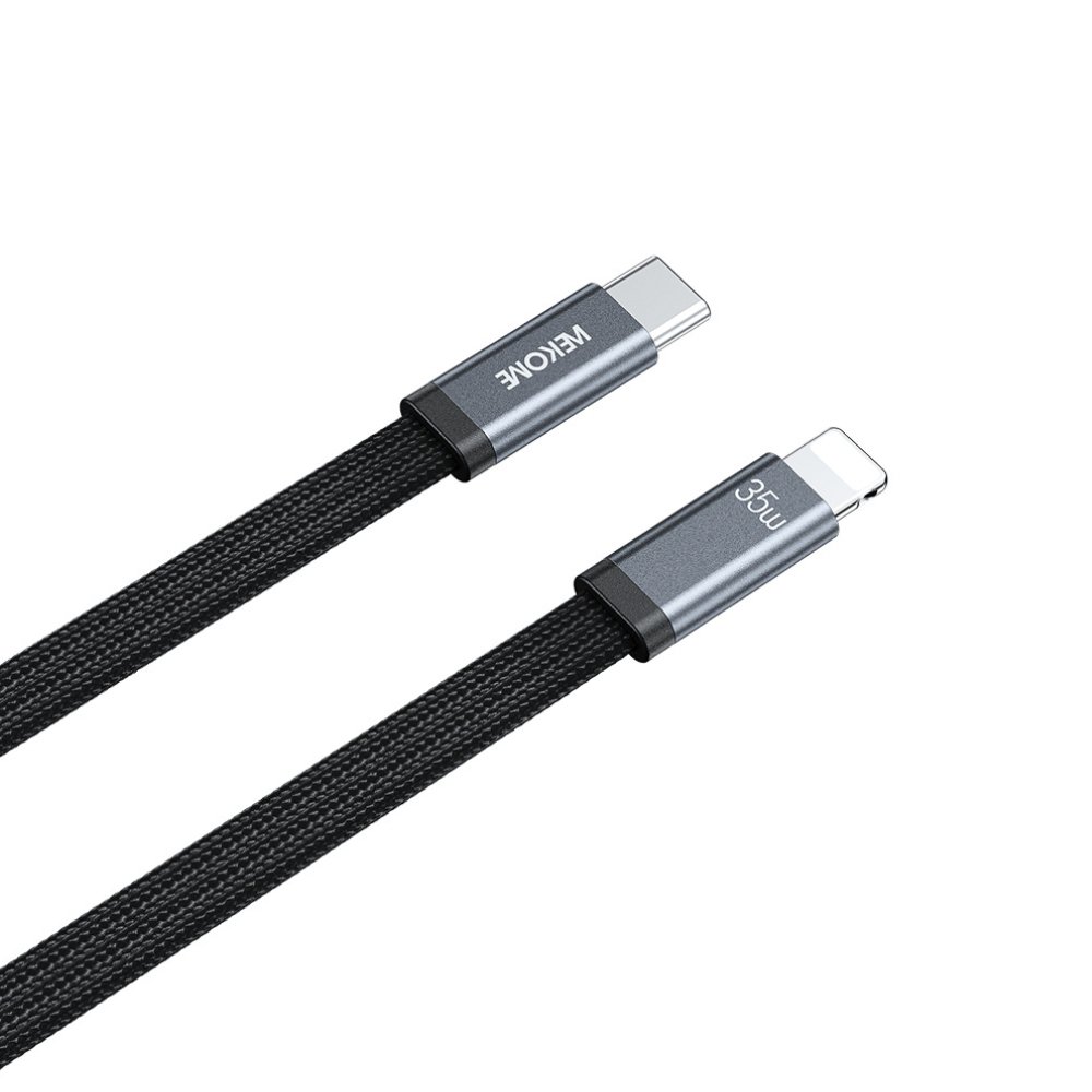 Καλώδιο Φόρτισης WK WDC-C17 USB-C σε Lightning PD 35W 1.2m Μαύρο - Image 2