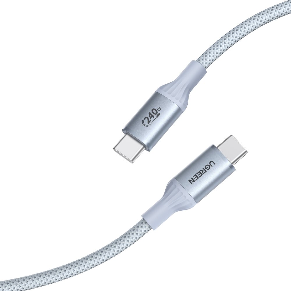 Καλώδιο Φόρτισης UGREEN L534 75731 USB-C σε USB-C PD 240W 1m Μπλε - Image 2