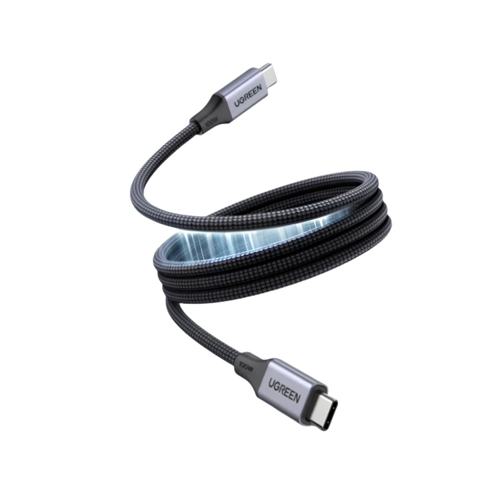 Καλώδιο Φόρτισης UGREEN L520 55517 USB-C σε USB-C PD 100W 1m, Magnetic - Image 3