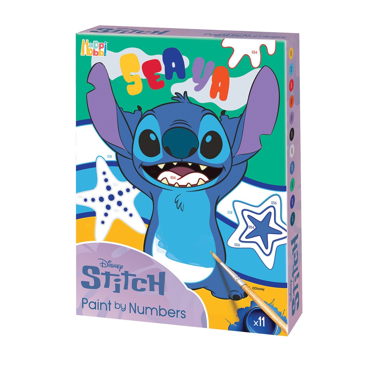 HappiHobbi Paint By Numbers Stitch Για 7+ Ετών