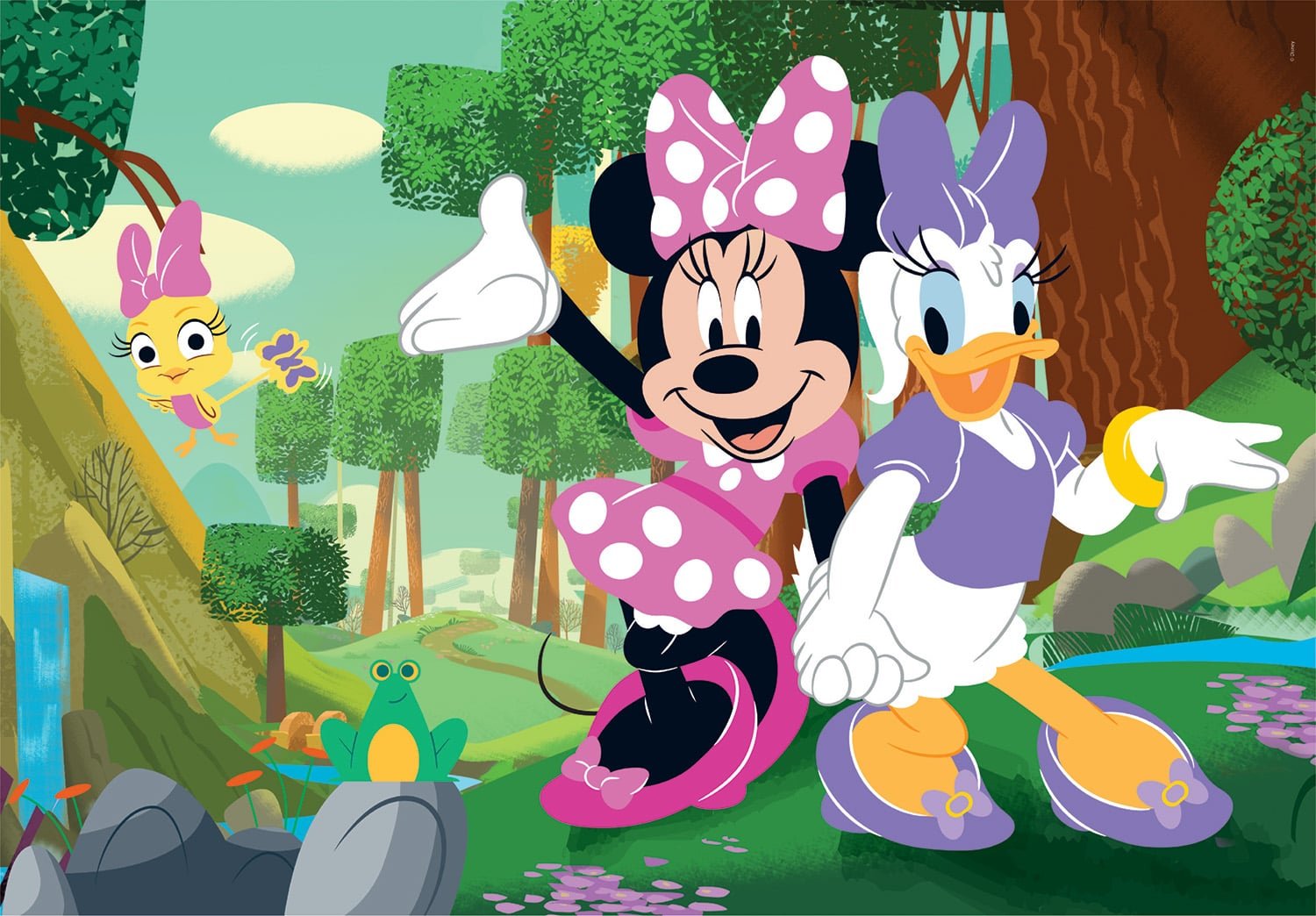 Clementoni Παιδικό Παζλ Super Color Disney Minnie 2x60 τμχ - Image 4