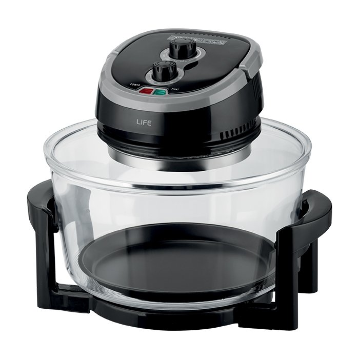 Φουρνάκι ρομπότ 12L με λάμπα αλογόνου, 1400W - LIFE ROBOTAKI