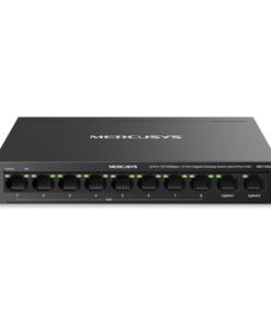 8-Port 10/100 Mbps + 2-Port Gigabit Desktop Switch με 8 θύρες PoE+ - MERCUSYS MS110CMP