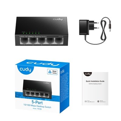 CUDY Switch FS105 5-Port 10/100 Mbps Unmanaged - Image 2