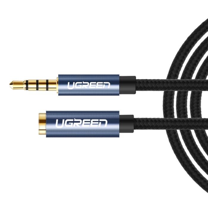 Καλώδιο Ήχου 3.5mm M/F UGREEN AV118 40675 2m Μαύρο - Image 2