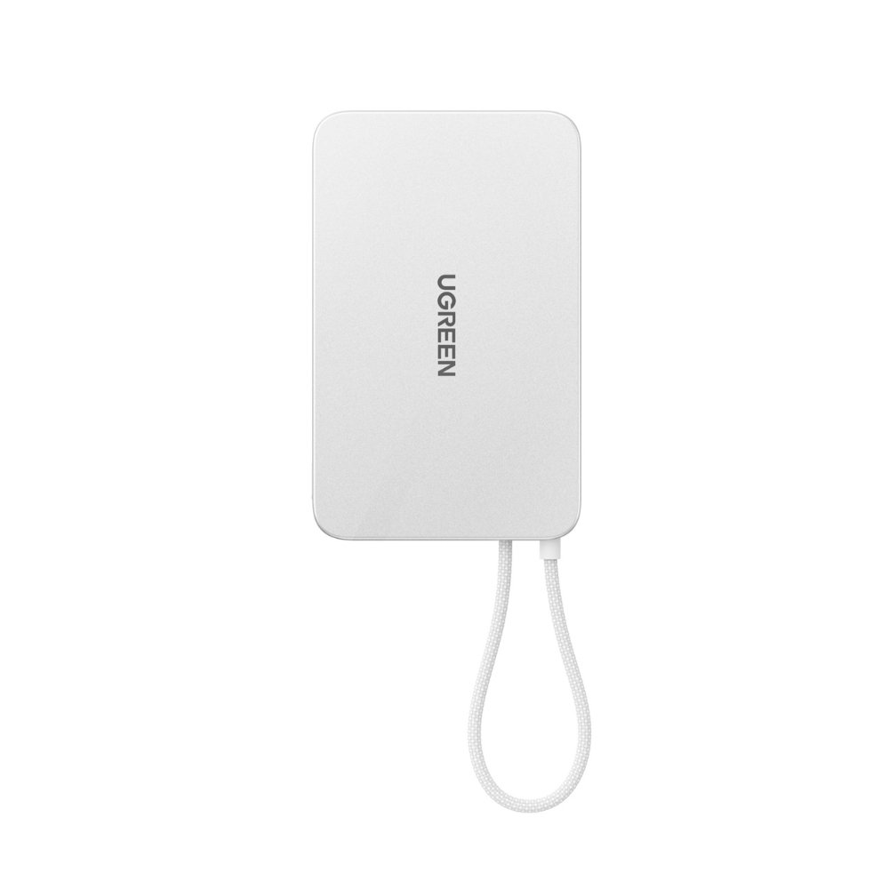 Power Bank 10000mAh 30W Qi2 UGREEN PB570 75983B με Ασύρματη Φόρτιση Magnetic και καλώδιο USB-C Λευκό - Image 3