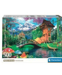 Clementoni Παζλ High Quality Collection Σπίτι Σε Σχήμα Παπουτσιού 500 τμχ - Compact Box