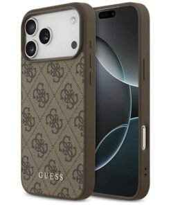 Guess 4G Classic Case for iPhone 18 Pro / 17 Pro – Brown – Θήκη Προστασίας για iPhone 18 Pro / 17 Pro σε Καφέ Χρώμα