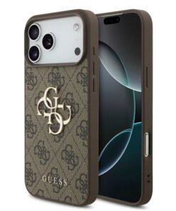 Guess 4G Big Logo Case for iPhone 18 Pro / 17 Pro – Brown – Θήκη Προστασίας για iPhone 18 Pro / 17 Pro σε Καφέ Χρώμα