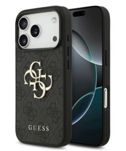 Guess 4G Big Logo Case for iPhone 18 Pro Max / 17 Pro Max – Black – Θήκη Προστασίας για iPhone 18 Pro Max / 17 Pro Max σε Μαύρο Χρώμα