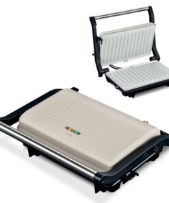 Τοστιέρα με grill πλάκες κεραμικής επίστρωσης, 1000W - LiFE HERO Warm Grey Series