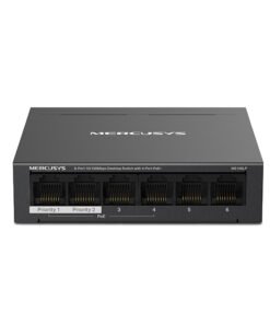 6-Port 10/100Mbps desktop switch με 4 θύρες PoE+ - MERCUSYS MS106LP