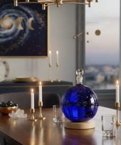 mikamax Constellation Globe – Καράφα Αστερισμών με Φωτιζόμενη Βάση LED 750 ml