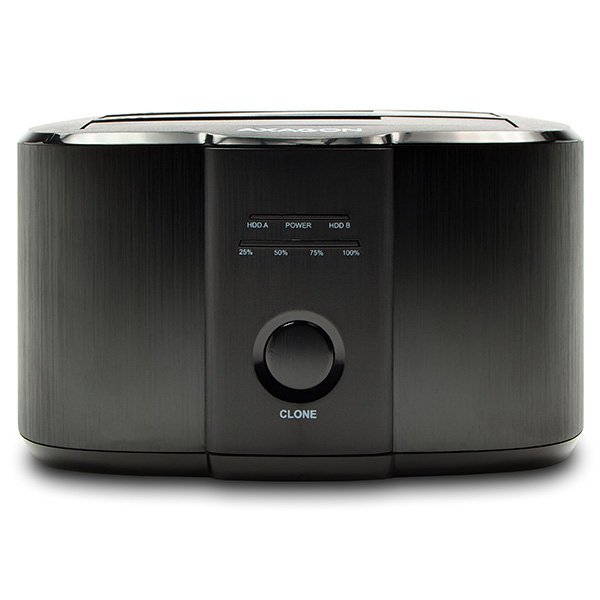 AXAGON ADSA-SC USB-C 3.2 GEN1 - 2X SATA 6G CLONE DUAL HDD DOCK STATION ASMEDIA, ALU - Image 2
